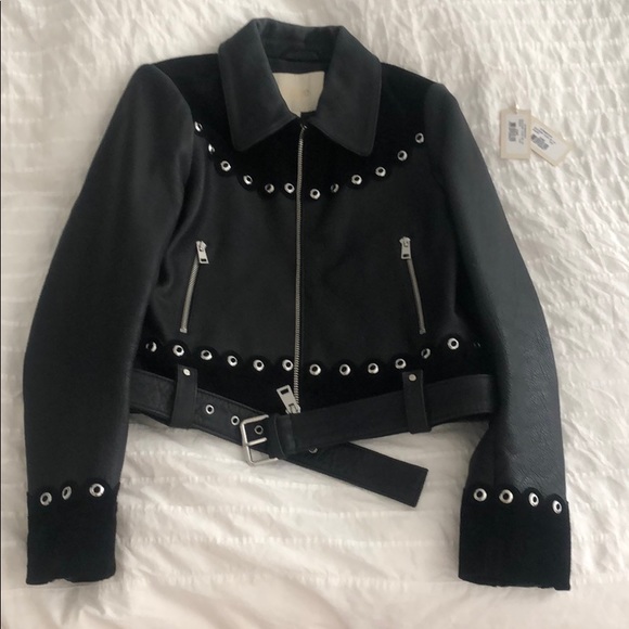 Maje Jackets & Blazers - *like new* Maje leather jacket